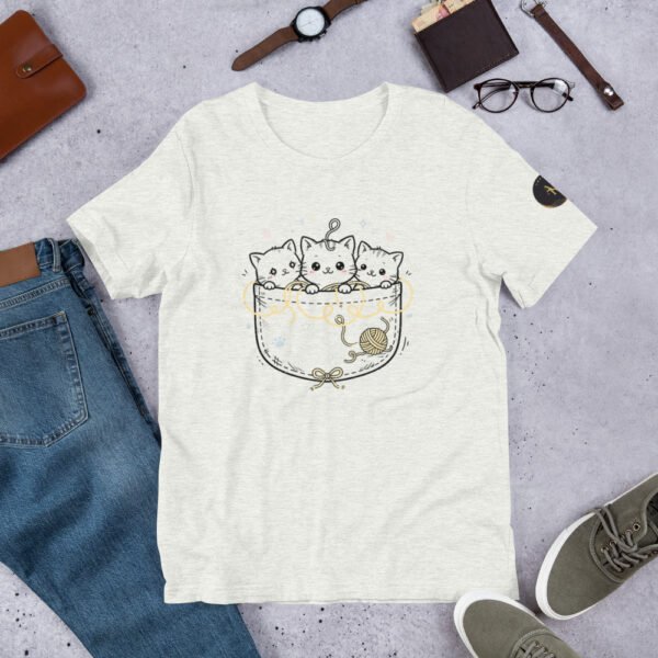 Cute Cat T-Shirt for Cat Lovers | Kawaii Cat Graphic Tee | Unisex Cat Lover Gift